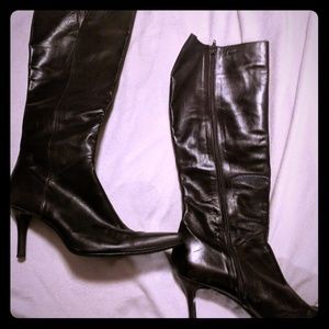 Soft leather boots